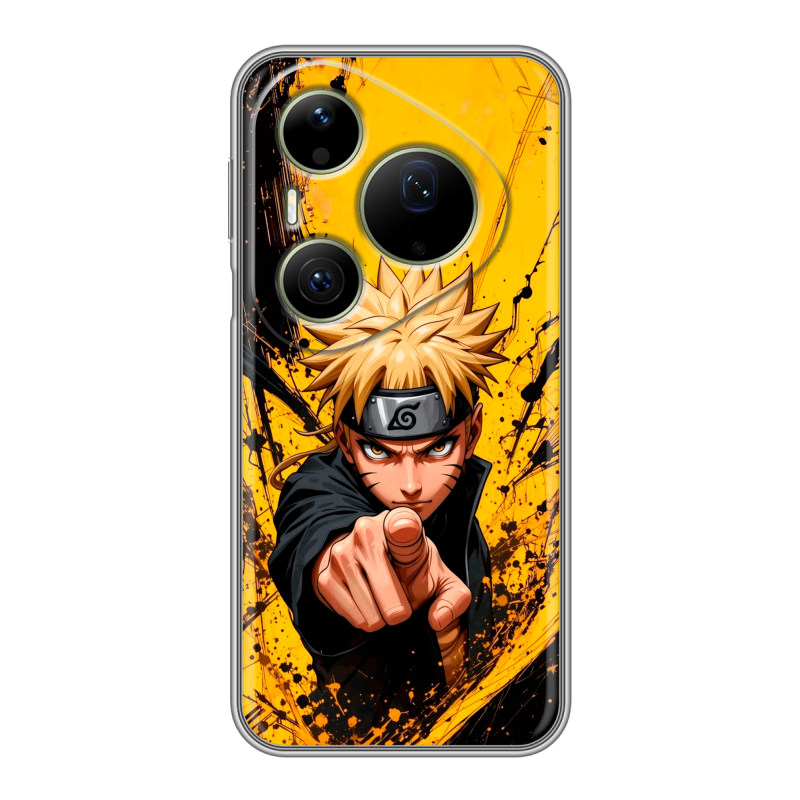 Силиконовый чехол на Huawei Pura 90 Pro Max с принтом Naruto Наруто Силиконовый чехол на Huawei Pura 90 Pro Max с принтом Naruto Наруто