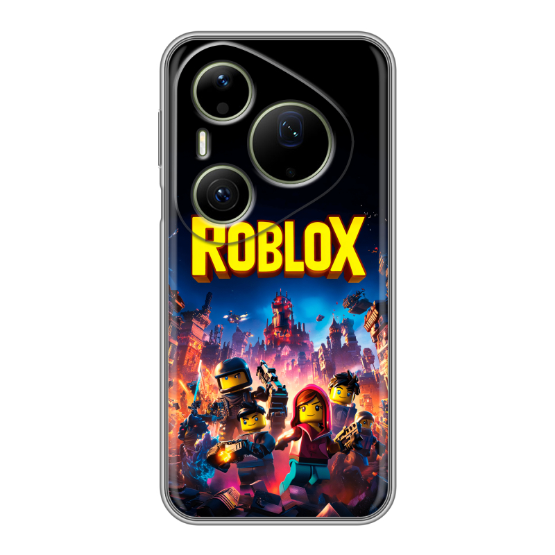 Силиконовый чехол на Huawei Pura 90 Pro Max с принтом Roblox Роблокс Силиконовый чехол на Huawei Pura 90 Pro Max с принтом Roblox Роблокс