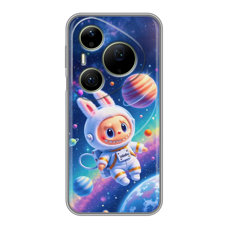 Силиконовый чехол на Huawei Pura 90 Pro Max с принтом Labubu Лабубу Силиконовый чехол на Huawei Pura 90 Pro Max с принтом Labubu Лабубу