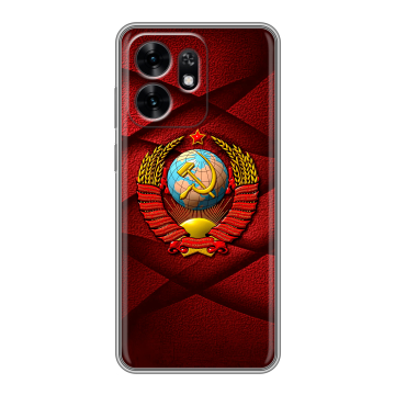 Силиконовый чехол на Honor X6D с принтом Герб СССР Силиконовый чехол на Honor X6D с принтом Герб СССР