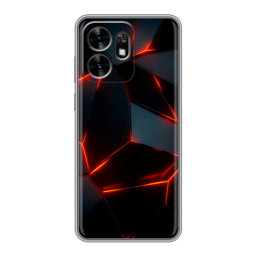 Силиконовый чехол на Honor X6D с принтом Яркие абстракции Силиконовый чехол на Honor X6D с принтом Яркие абстракции
