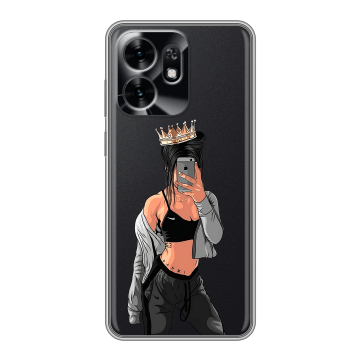 Силиконовый чехол на Honor X6D с принтом Женские принты Силиконовый чехол на Honor X6D с принтом Женские принты