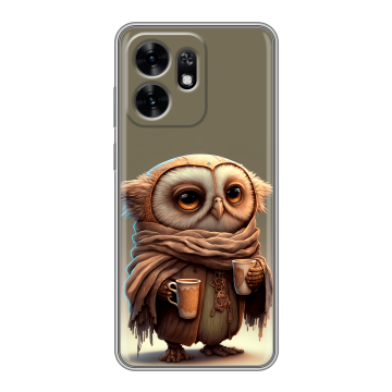 Силиконовый чехол на Honor X6D с принтом Сова Силиконовый чехол на Honor X6D с принтом Сова