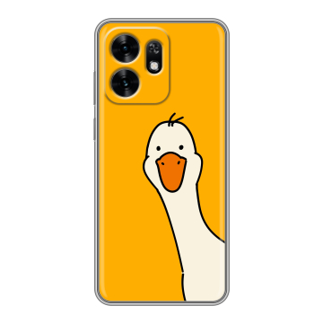 Силиконовый чехол на Honor X6D с принтом Утка