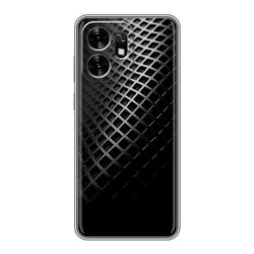 Силиконовый чехол на Honor X6D с принтом Текстура металла