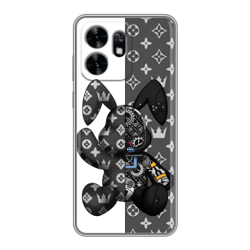Силиконовый чехол на Honor X6D с принтом Луи робот