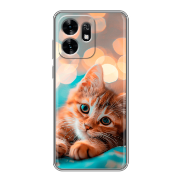Силиконовый чехол на Honor X6D с принтом котик Силиконовый чехол на Honor X6D с принтом котик