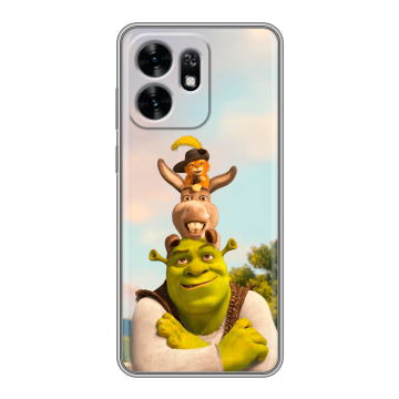 Силиконовый чехол на Honor X6D с принтом Шрек Shrek