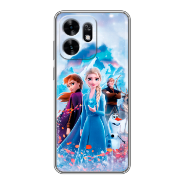 Силиконовый чехол на Honor X6D с принтом Холодное сердце Frozen