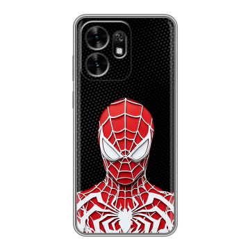 Силиконовый чехол на Honor X6D с принтом человек паук spiderman