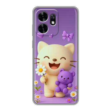 Силиконовый чехол на Honor X6D с принтом для девочек Силиконовый чехол на Honor X6D с принтом для девочек