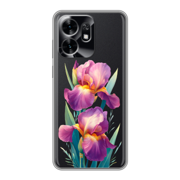 Силиконовый чехол на Honor X6D с принтом Цветы орхидеи