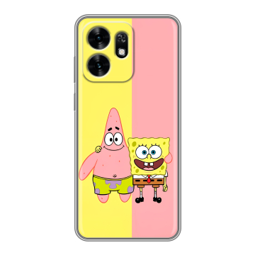 Силиконовый чехол на Honor X6D с принтом Спанч боб Спанчбоб