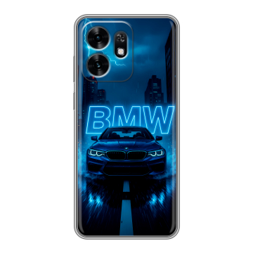 Силиконовый чехол на Honor X6D с принтом BMW БМВ