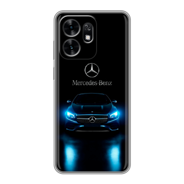 Силиконовый чехол на Honor X6D с принтом Mercedes Мерседес