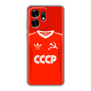 Силиконовый чехол на Honor X6D с принтом Флаг Герб СССР