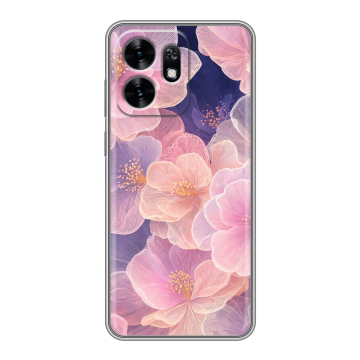 Силиконовый чехол на Honor X6D с принтом женский