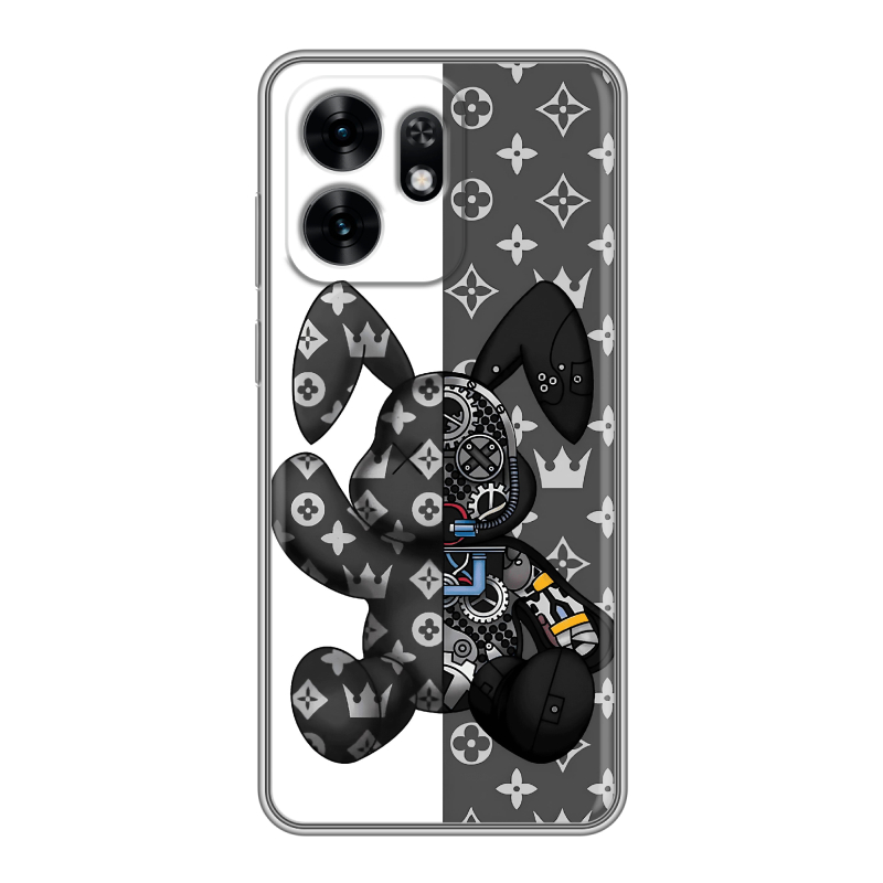 Силиконовый чехол на Honor X6D с принтом Луи робот Силиконовый чехол на Honor X6D с принтом Луи робот