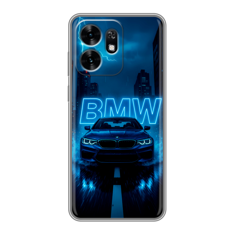 Силиконовый чехол на Honor X6D с принтом BMW БМВ Силиконовый чехол на Honor X6D с принтом BMW БМВ