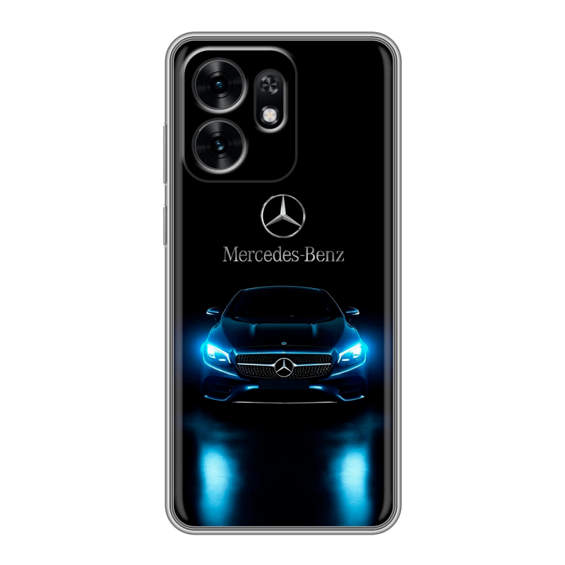 Силиконовый чехол на Honor X6D с принтом Mercedes Мерседес Силиконовый чехол на Honor X6D с принтом Mercedes Мерседес