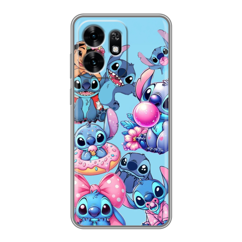 Силиконовый чехол на Honor X6D с принтом Лило и Стич Силиконовый чехол на Honor X6D с принтом Лило и Стич