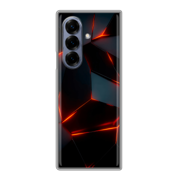 Пластиковый чехол на Samsung Galaxy Z Fold 8 с принтом Яркие абстракции