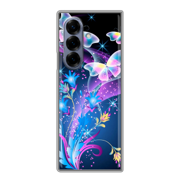 Пластиковый чехол на Samsung Galaxy Z Fold 8 с принтом Бабочки Пластиковый чехол на Samsung Galaxy Z Fold 8 с принтом Бабочки