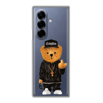 Пластиковый чехол на Samsung Galaxy Z Fold 8 с принтом Мишка Пластиковый чехол на Samsung Galaxy Z Fold 8 с принтом Мишка