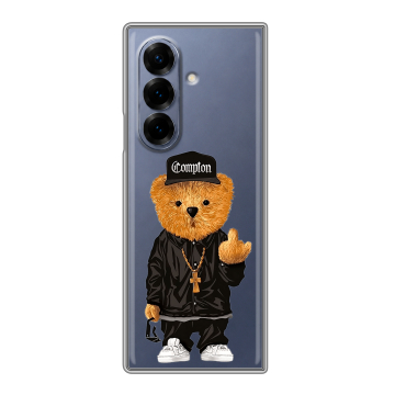 Пластиковый чехол на Samsung Galaxy Z Fold 8 с принтом Плюшевый медведь Пластиковый чехол на Samsung Galaxy Z Fold 8 с принтом Плюшевый медведь