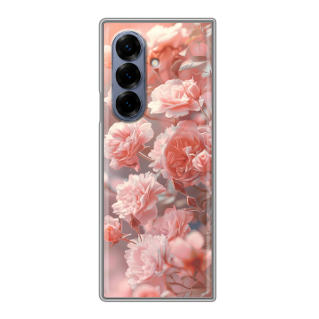 Пластиковый чехол на Samsung Galaxy Z Fold 8 с принтом Розовые розы Пластиковый чехол на Samsung Galaxy Z Fold 8 с принтом Розовые розы