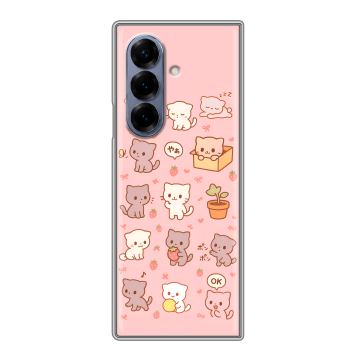 Пластиковый чехол на Samsung Galaxy Z Fold 8 с принтом Hello Kitty Хелоу Кити Пластиковый чехол на Samsung Galaxy Z Fold 8 с принтом Hello Kitty Хелоу Кити