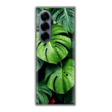 Пластиковый чехол на Samsung Galaxy Z Fold 8 с принтом Листья Пластиковый чехол на Samsung Galaxy Z Fold 8 с принтом Листья