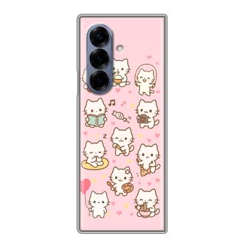 Пластиковый чехол на Samsung Galaxy Z Fold 8 с принтом Hello Kitty Хелоу Кити Пластиковый чехол на Samsung Galaxy Z Fold 8 с принтом Hello Kitty Хелоу Кити