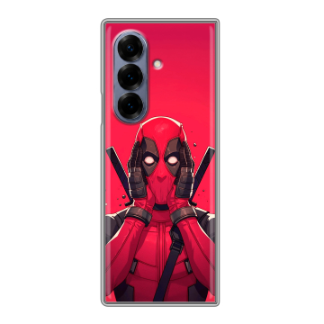 Пластиковый чехол на Samsung Galaxy Z Fold 8 с принтом Дедпул Deadpool Пластиковый чехол на Samsung Galaxy Z Fold 8 с принтом Дедпул Deadpool