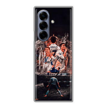 Пластиковый чехол на Samsung Galaxy Z Fold 8 с принтом Реал Роналдо Real Ronaldo Пластиковый чехол на Samsung Galaxy Z Fold 8 с принтом Реал Роналдо Real Ronaldo