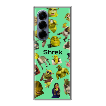 Пластиковый чехол на Samsung Galaxy Z Fold 8 с принтом Шрек Shrek Пластиковый чехол на Samsung Galaxy Z Fold 8 с принтом Шрек Shrek