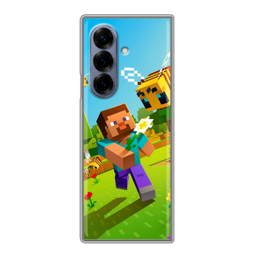 Пластиковый чехол на Samsung Galaxy Z Fold 8 с принтом Майнкрафт Minecraft Пластиковый чехол на Samsung Galaxy Z Fold 8 с принтом Майнкрафт Minecraft