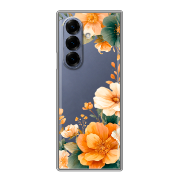 Пластиковый чехол на Samsung Galaxy Z Fold 8 с принтом Цветы принт Пластиковый чехол на Samsung Galaxy Z Fold 8 с принтом Цветы принт