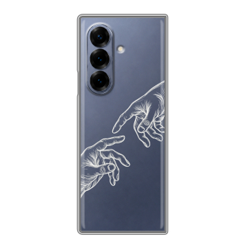 Пластиковый чехол на Samsung Galaxy Z Fold 8 с принтом Сотворение мира Пластиковый чехол на Samsung Galaxy Z Fold 8 с принтом Сотворение мира