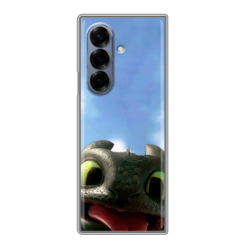 Пластиковый чехол на Samsung Galaxy Z Fold 8 с принтом Как приручить дракона Пластиковый чехол на Samsung Galaxy Z Fold 8 с принтом Как приручить дракона