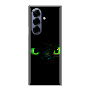 Пластиковый чехол на Samsung Galaxy Z Fold 8 с принтом Как приручить дракона Пластиковый чехол на Samsung Galaxy Z Fold 8 с принтом Как приручить дракона