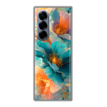 Пластиковый чехол на Samsung Galaxy Z Fold 8 с принтом Цветы Пластиковый чехол на Samsung Galaxy Z Fold 8 с принтом Цветы