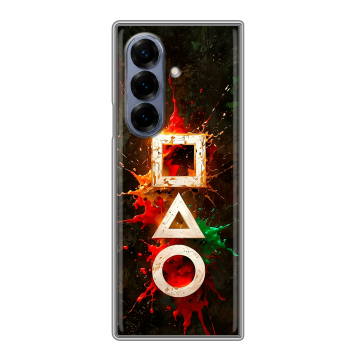 Пластиковый чехол на Samsung Galaxy Z Fold 8 с принтом Squid Game Игра кальмара Пластиковый чехол на Samsung Galaxy Z Fold 8 с принтом Squid Game Игра кальмара