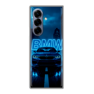 Пластиковый чехол на Samsung Galaxy Z Fold 8 с принтом BMW БМВ Пластиковый чехол на Samsung Galaxy Z Fold 8 с принтом BMW БМВ