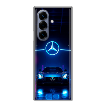 Пластиковый чехол на Samsung Galaxy Z Fold 8 с принтом Mercedes Мерседес Пластиковый чехол на Samsung Galaxy Z Fold 8 с принтом Mercedes Мерседес