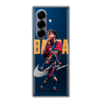 Пластиковый чехол на Samsung Galaxy Z Fold 8 с принтом Барселона Barca Yamal Пластиковый чехол на Samsung Galaxy Z Fold 8 с принтом Барселона Barca Yamal