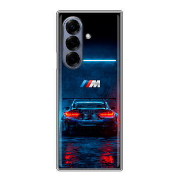 Пластиковый чехол на Samsung Galaxy Z Fold 8 с принтом BMW БМВ Пластиковый чехол на Samsung Galaxy Z Fold 8 с принтом BMW БМВ