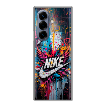 Пластиковый чехол на Samsung Galaxy Z Fold 8 с принтом Nike Найк Пластиковый чехол на Samsung Galaxy Z Fold 8 с принтом Nike Найк