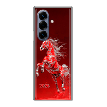 Пластиковый чехол на Samsung Galaxy Z Fold 8 с принтом Новый год Пластиковый чехол на Samsung Galaxy Z Fold 8 с принтом Новый год