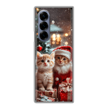 Пластиковый чехол на Samsung Galaxy Z Fold 8 с принтом Новый год Пластиковый чехол на Samsung Galaxy Z Fold 8 с принтом Новый год